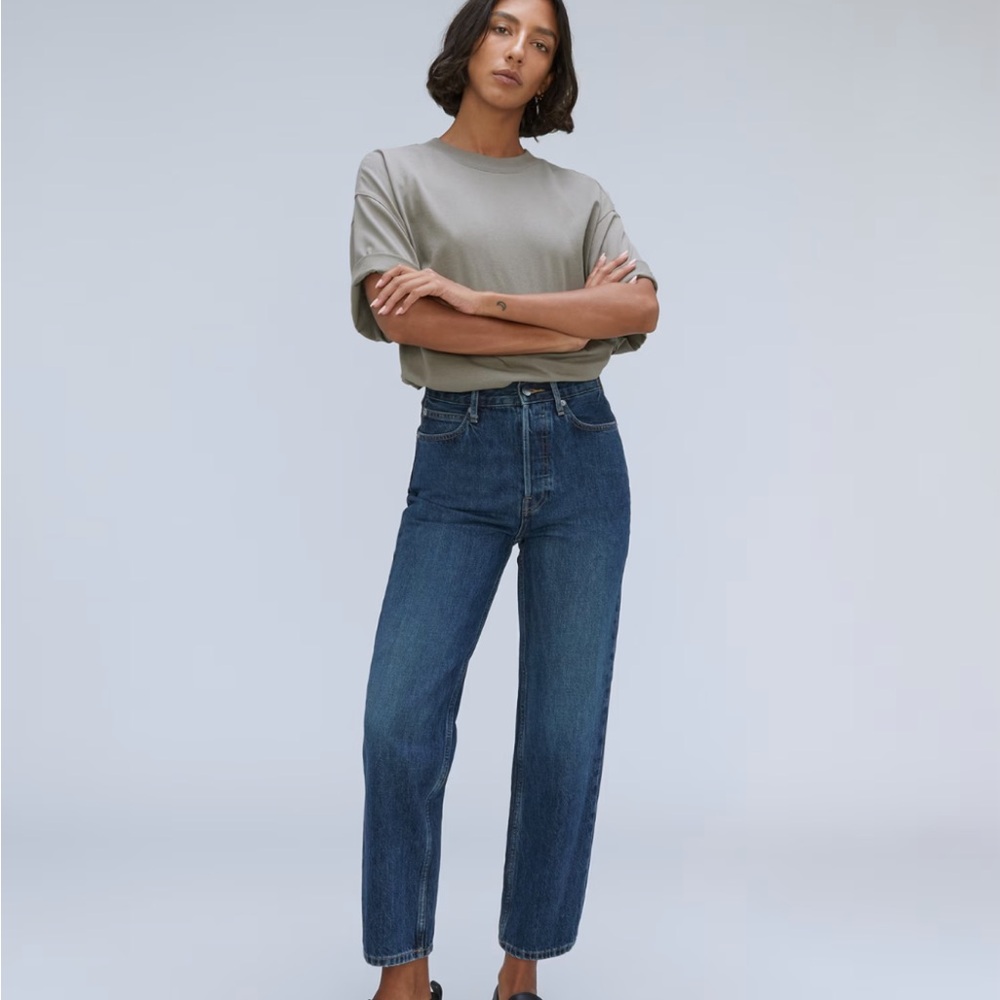 Everlane The 90s Way High Jean, size 28, Tall Long Inseam